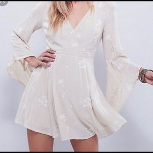 Free people jasmine embroidered dress